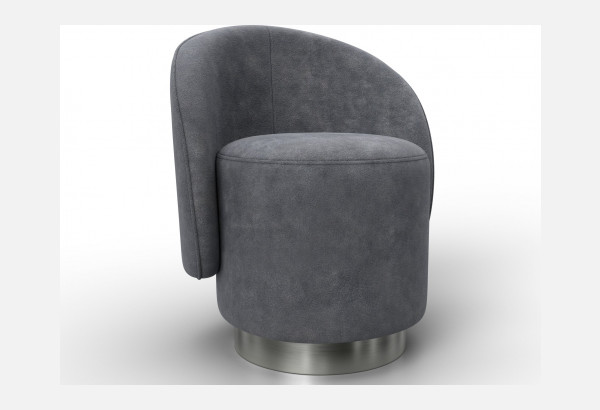 Кресло Лига-108 BRUT 16 темно-серый (Велюр) - главное фото