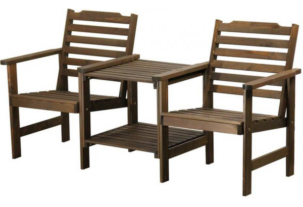 Садовый гарнитур Стэнхамн в цвете палисандр - главное фото