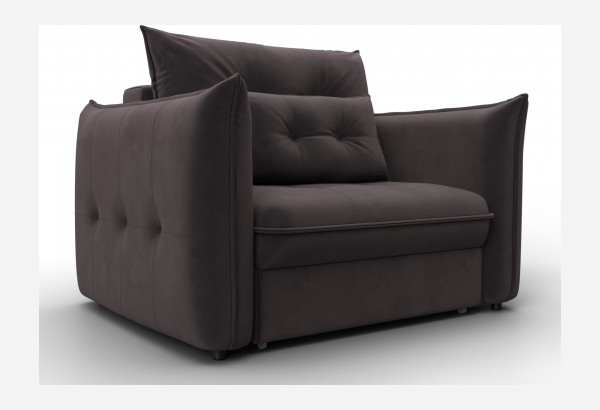 Кресло Лига-100 НПБ SEVEN 727 коричневый (Велюр) - главное фото