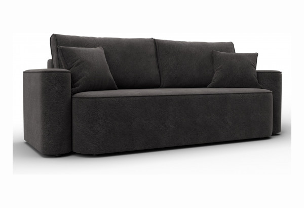 Диван прямой Лига-118 НПБ LAIM 10 темно-коричневый (Велюр) - главное фото