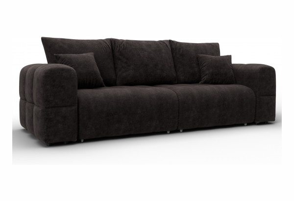 Диван прямой Лига-110 НПБ BRUT 17 коричневый (Велюр) - главное фото