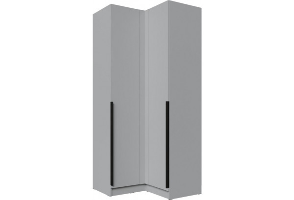 Шкаф "Мадрид" угловой, угол прямой, серый камень - главное фото