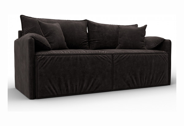 Диван прямой модульный Лига-106 BRUT 17 коричневый (Велюр) - главное фото