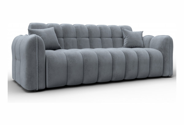 Диван-книжка Лига-112 TOWER 10 серый (Велюр) - главное фото