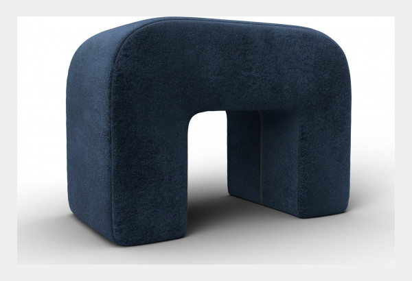 Пуф 008 TOWER 13 синий (Велюр) - главное фото