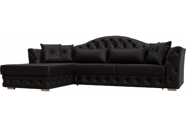 Диван угловой Артис левый угол GRIFON 12 коричневый (Экокожа) - главное фото