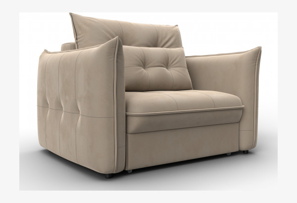 Кресло Лига-100 НПБ SEVEN 729 бежевый (Велюр) - главное фото