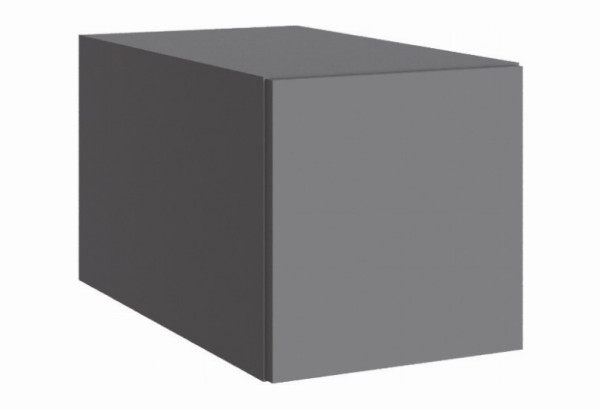 Антресоль "Мадрид" (0,3) 300 графит серый - главное фото