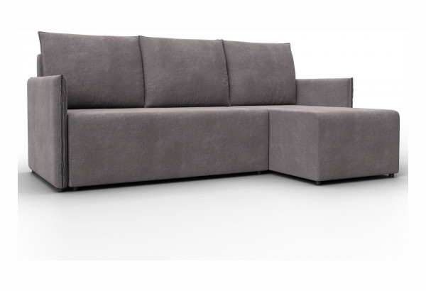 Диван угловой Лига-124 угол универсальный LAIM 04 бежевый (Велюр) - главное фото