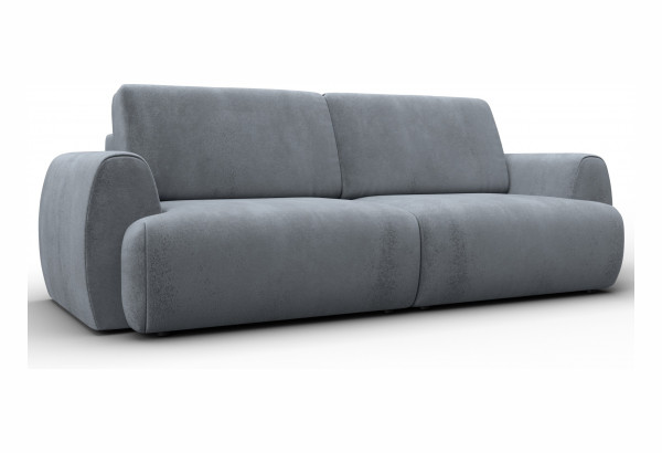 Диван прямой Лига-115 НПБ TOWER 10 серый (Велюр) - главное фото