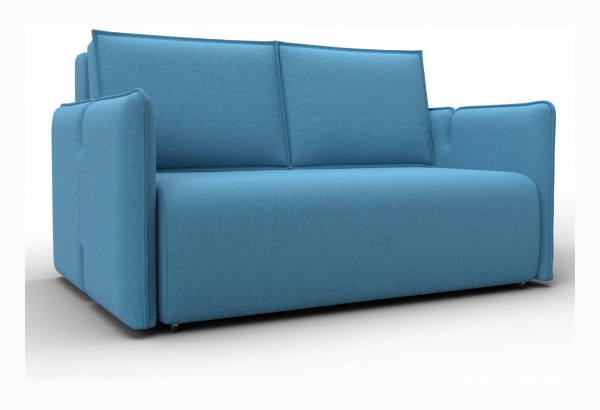 Диван прямой Лига-117 Амур 10 голубой (Рогожка) - главное фото